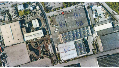 Wir vermieten 6 aneinanderliegende Hallen in der 3. Industriestraße Hockenheim